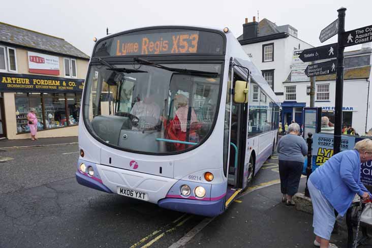 First Hampshire & Dorset Volvo B7RLE Wright 69214